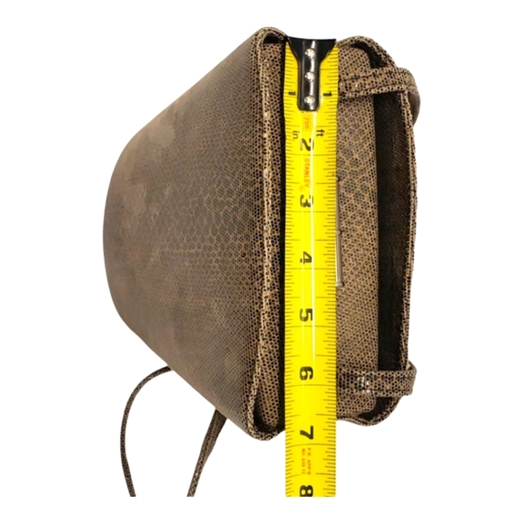 Rodo Italy Brown Suede Leather Shoulder Bag - Picture 5 of 13